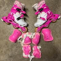 Pattini in linea per bambina