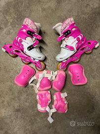 Pattini in linea per bambina