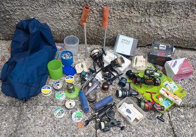 attrezzatura vintage pesca sportiva