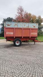 Dumper bossini rimorchio agricolo
