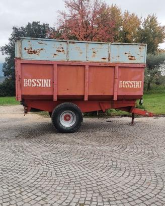 Dumper bossini rimorchio agricolo