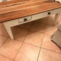 Tavolino da salotto shabby