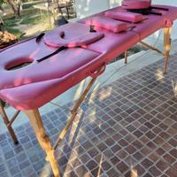 Lettino da estetista pieghevole completo accessori