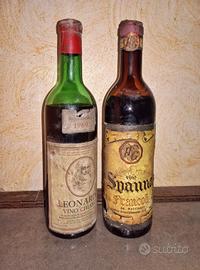 Vino Spanna 1967 + Leonardo vino Chianti 1969