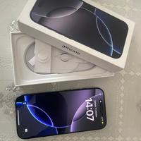 Iphone 16 pro 128 GB nero titanio pari al nuovo.