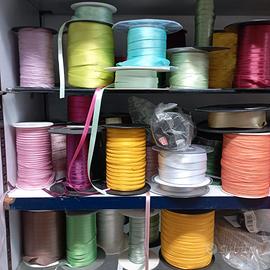 Nastri assortiti – rimanenze negozio bomboniere