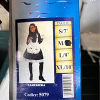 Vestito veneziano carnevale cameriera