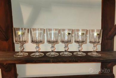 Set calici cristsllo rcr