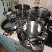 batteria di pentole inox 