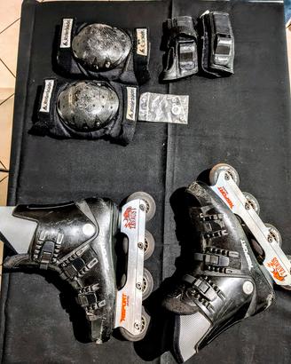 roller Blade Risport Taurus con protezioni 