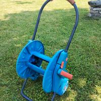 Carrello avvolgitubo gomma