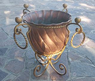 Vaso portafiori  in rame