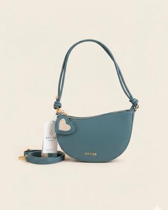 Borsa a Mezzaluna Kaylee Firenze - Blu Polvere (Nu