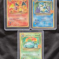 Charizard Blastoise Venusaur 25th Promo Pokemon