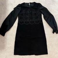 Vestito elegante donna manica lunga L