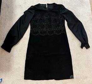 Vestito elegante donna manica lunga L