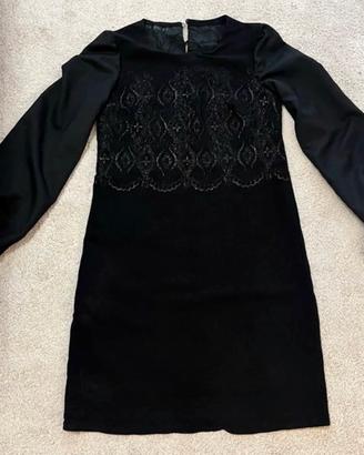 Vestito elegante donna manica lunga L