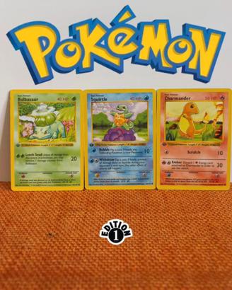 Starter pack Pokemon 1st edition 1999