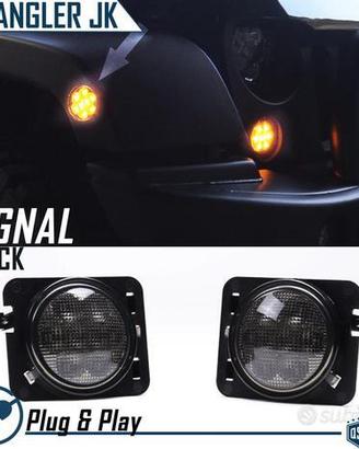 Frecce Laterali FULL LED per JEEP WRANGLER JK Nere