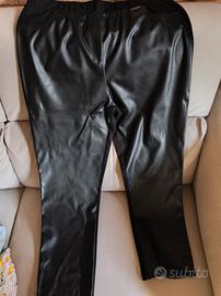 pantaloni ecopelle x curvy Lizalú 