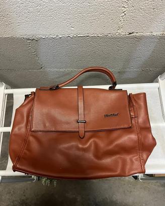 Borsa Mimi Mua Firenze in ecopelle color cuoio