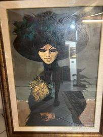 100x70 olio su tela  originale Fausto Maria Libera
