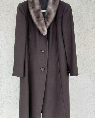 Cappotto invernale donna anni '60 elegante Tg.46