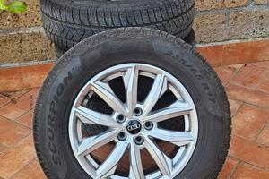 CERCHI ORIGINALI 17 AUDI  Q5 con pneumatici invern