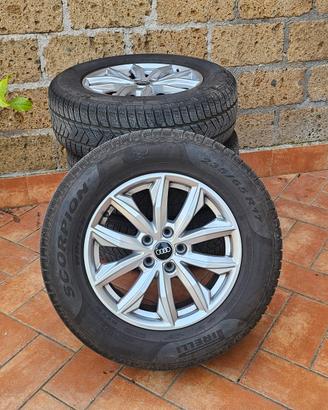 CERCHI ORIGINALI 17 AUDI  Q5 con pneumatici invern