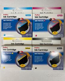 KIT 4 cartucce compatibili Epson 603XL nero + colo