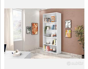 Libreria bianca 93x32x213