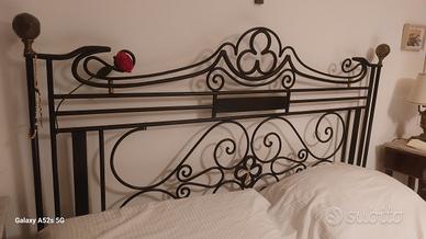 letto in ferro battuto antico