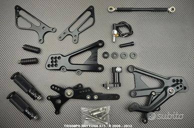 Pedane arretrate TRIUMPH DAYTONA 675 R 2006 - 2012