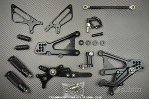 Pedane arretrate TRIUMPH DAYTONA 675 R 2006 - 2012