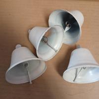 4 campanelle natale vintage metallo 