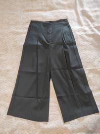 Pantaloni Wide Leg Benetton Neri