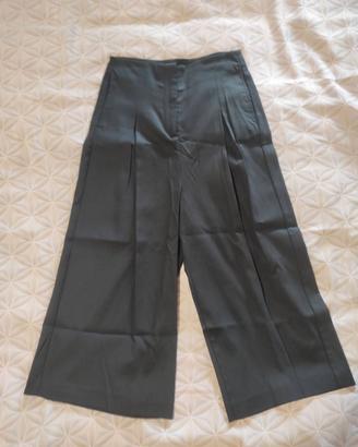Pantaloni Wide Leg Benetton Neri