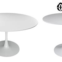 Tavolo da pranzo tondo bianco mod. Omar