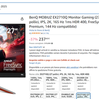 BenQ MOBIUZ EX2710Q Monitor Gaming