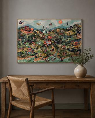 Copia rara  mappa Wanderland -Threlfall 1965