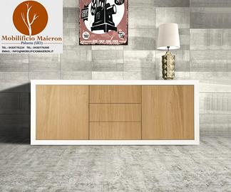 Mobili Rustici Moderni Credenza Legno 0485