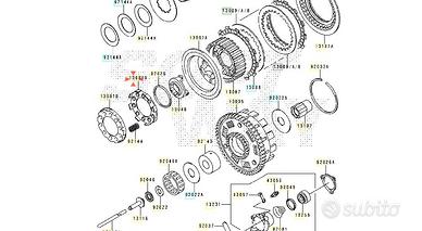 Flangia molle parastrappi Kawasaki VN Classic 1500