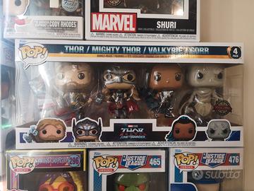 Funko POP! Thor/Mighty Thor/Valkyrie/Gorr 4 pack