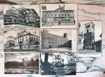 LOTTO 8 CARTOLINE D'EPOCA - CASTELLI ITALIANI