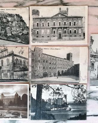 LOTTO 8 CARTOLINE D'EPOCA - CASTELLI ITALIANI