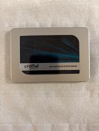 SSD Crucial MX500 250GB SATA 2.5" - Come nuovo