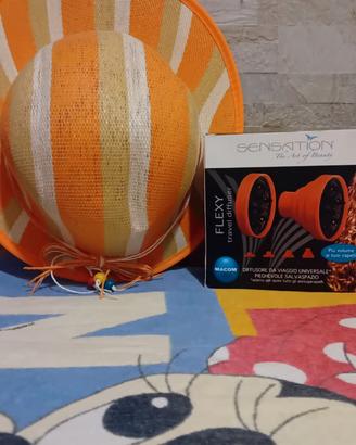 Set (cappello + telo Minnie + diffusore) + Omaggio