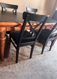 6 sedie ikea rosentorp