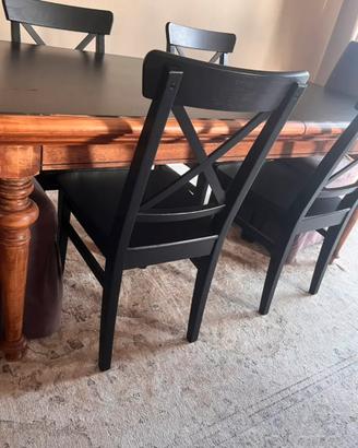 6 sedie ikea rosentorp