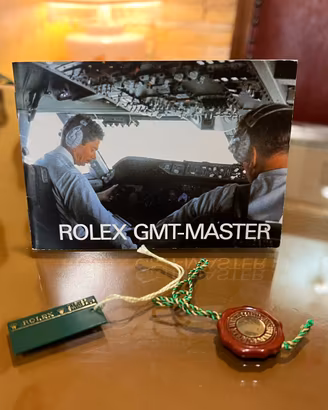 Libretto Vintage  Rolex GMT Master 1984 + Tag + Ol